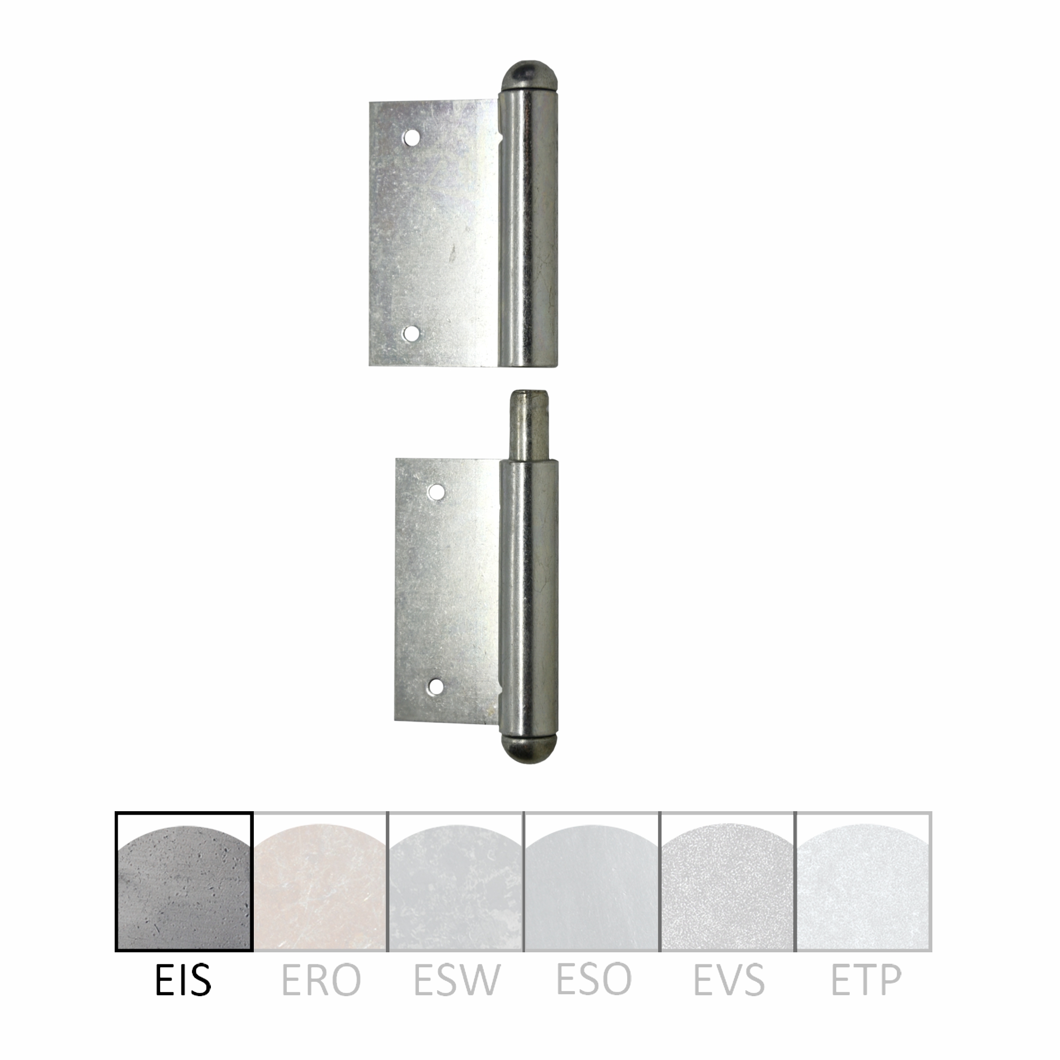 Einstemmband gleichstehend fester Stift 120mm rechts Serie FB035