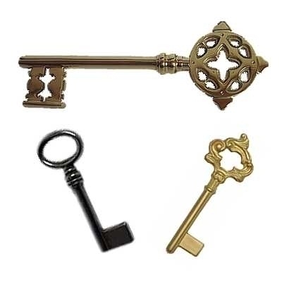Handgemachter alter marokkanischer Schlüssel für eine sehr große